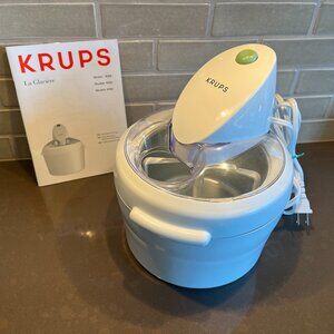 Ice Cream/Gelato Maker - Krups La Glaciere Salt-Free with Power Mixer - 1.5 qt